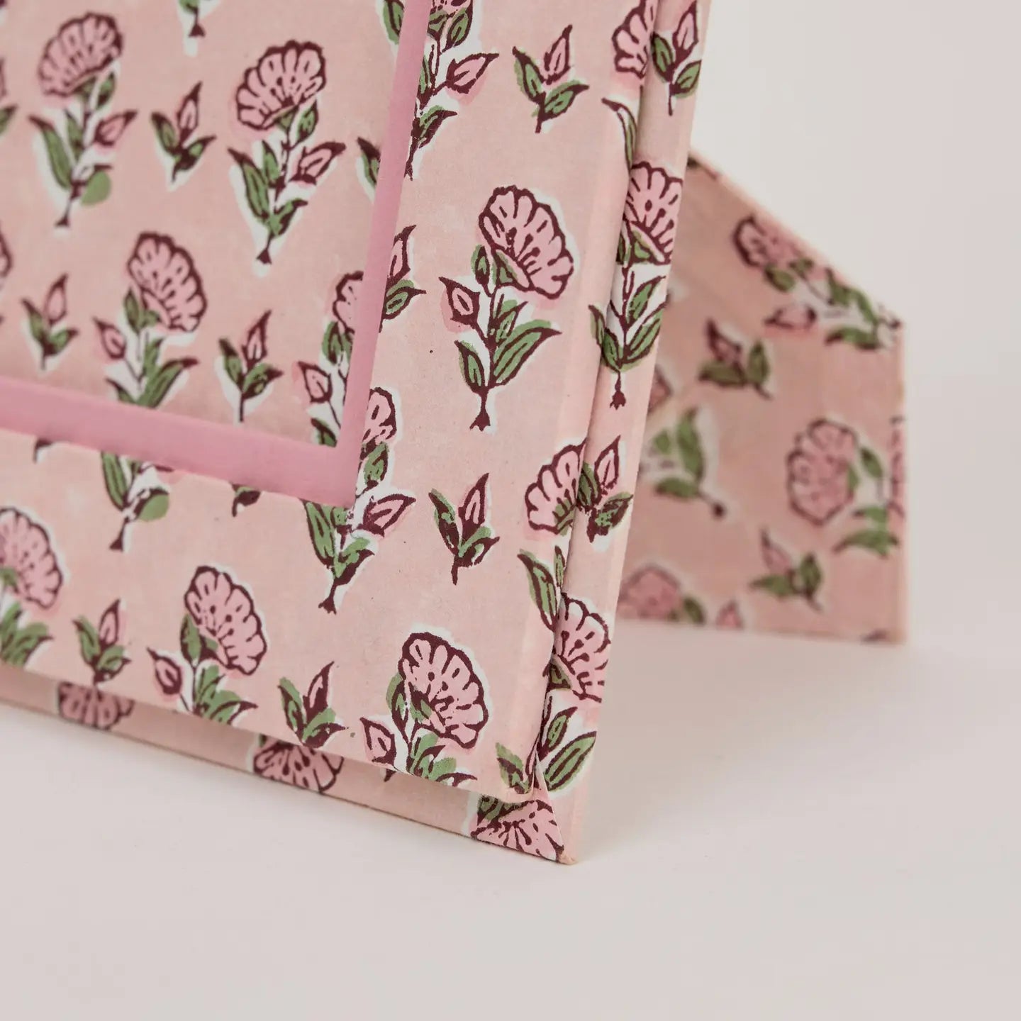 Block Printed Picture Frame (4x6) - Ditsy Floral Blush - THE BRISTOL ARTISAN