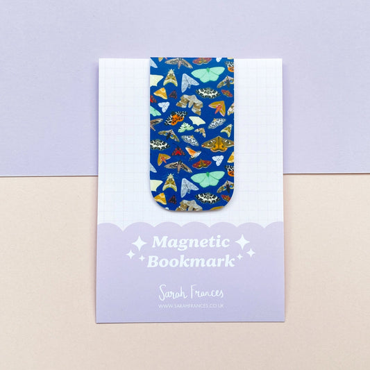 Magnetic Bookmark - Moths - THE BRISTOL ARTISAN