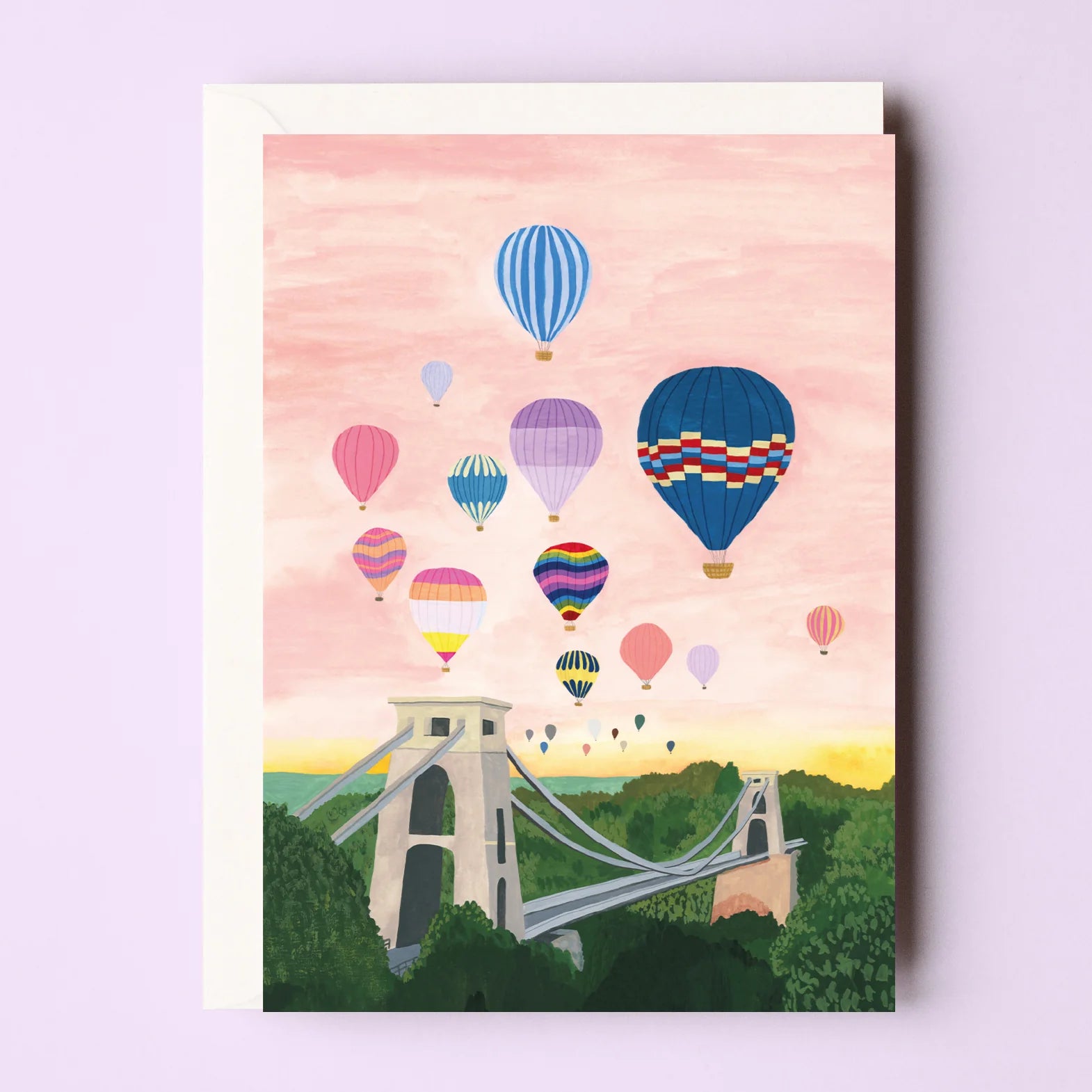 Balloons over Bristol Card - THE BRISTOL ARTISAN