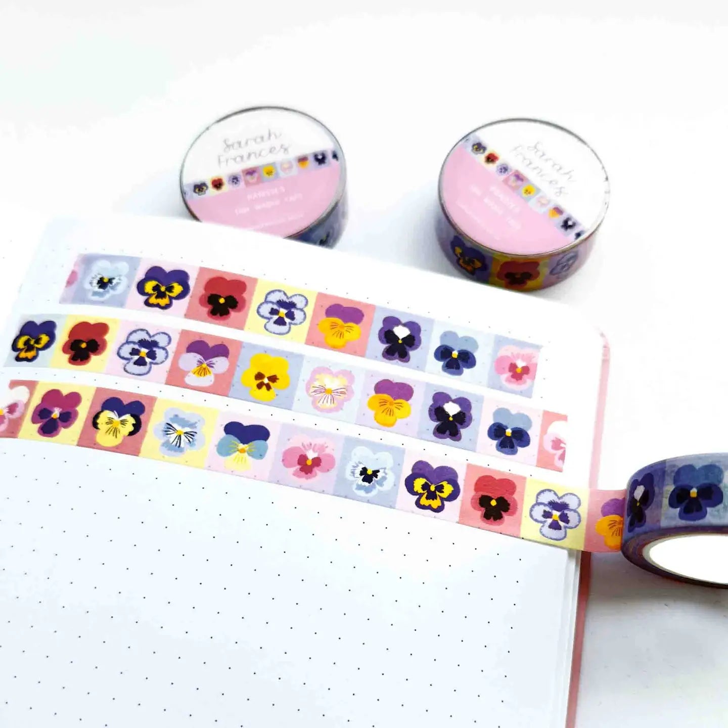 Washi Tape - Pansies - THE BRISTOL ARTISAN