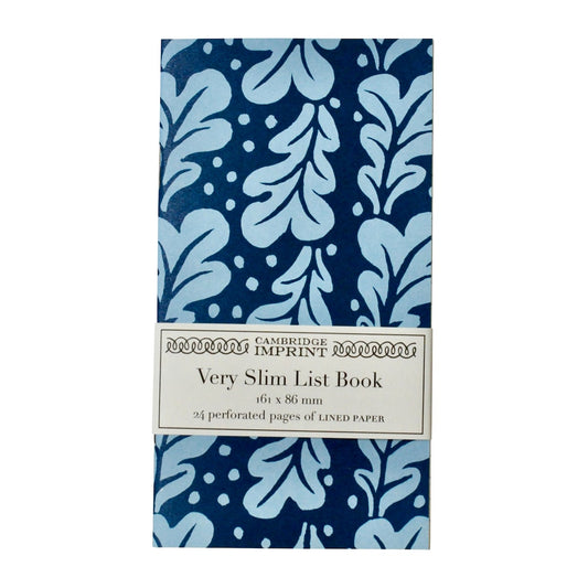 Very Slim List Book Quercus Midnight - THE BRISTOL ARTISAN