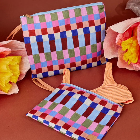 Large Wet Bag - Hopscotch - THE BRISTOL ARTISAN
