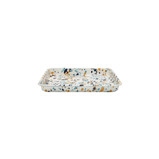 Buttercup Splatter Enamel Tray - THE BRISTOL ARTISAN