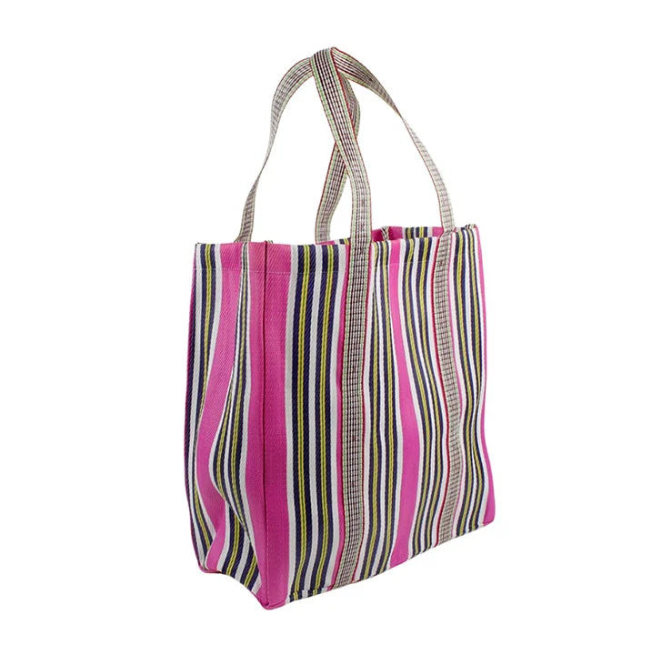 Recycled Woven Tote Bag - Fire