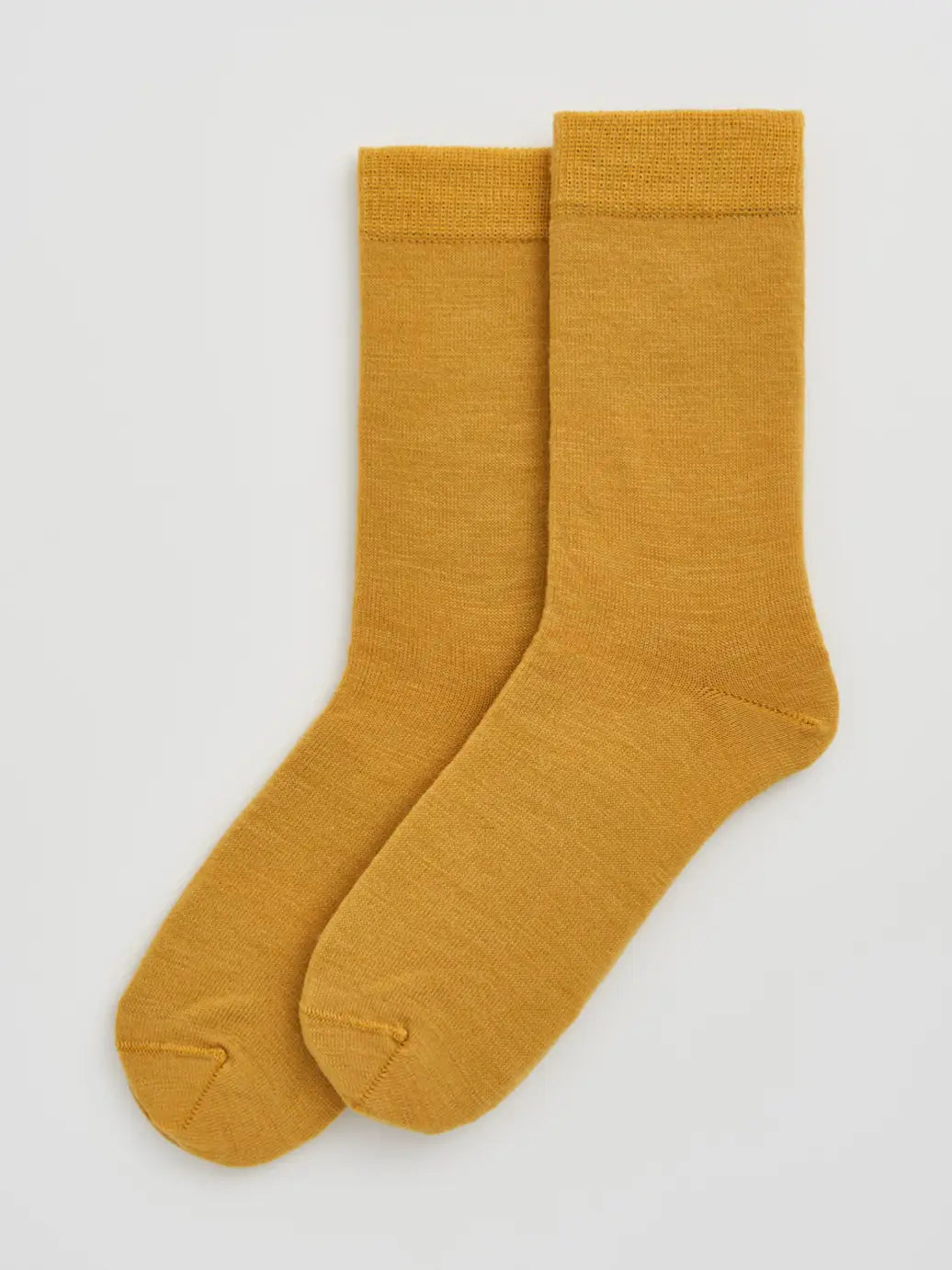 Golden Yellow Merino Socks