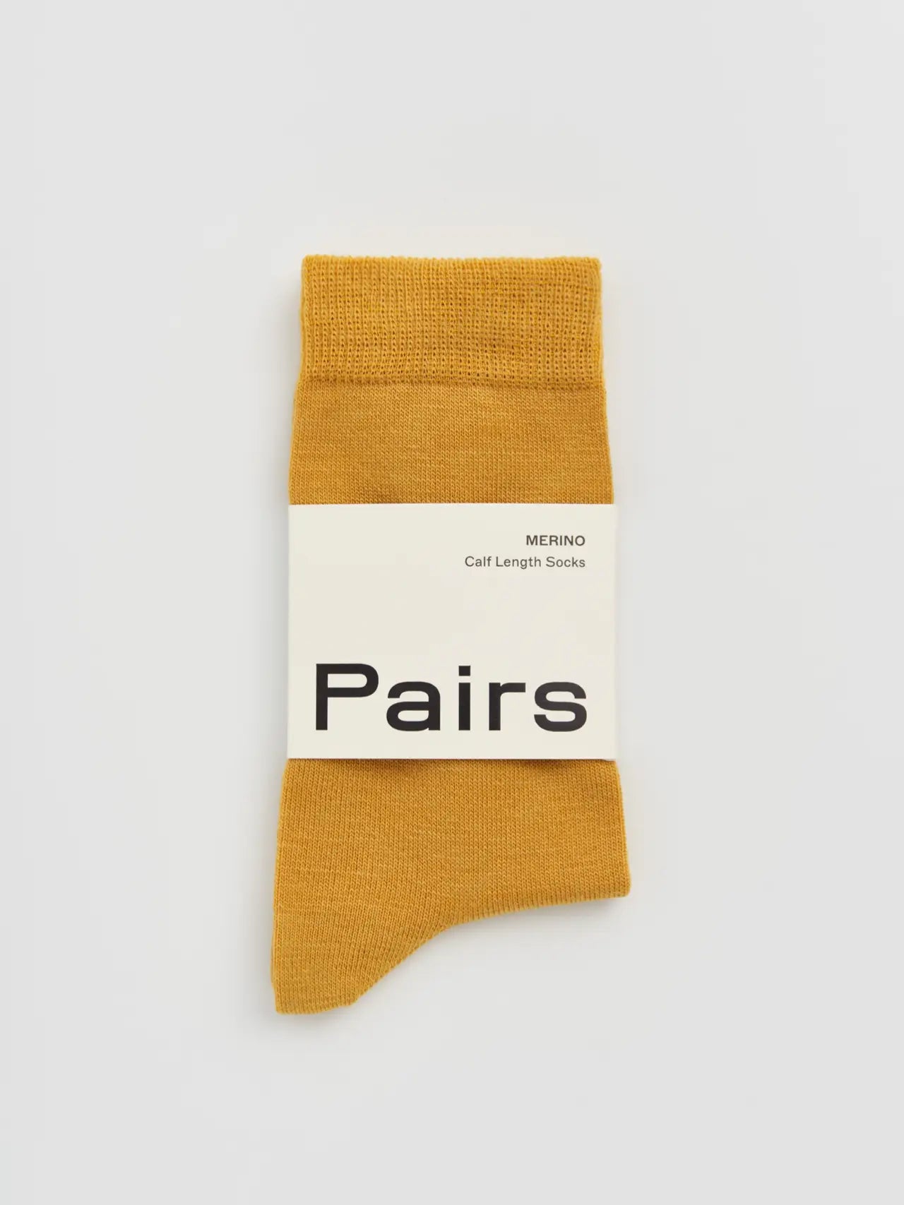 Golden Yellow Merino Socks
