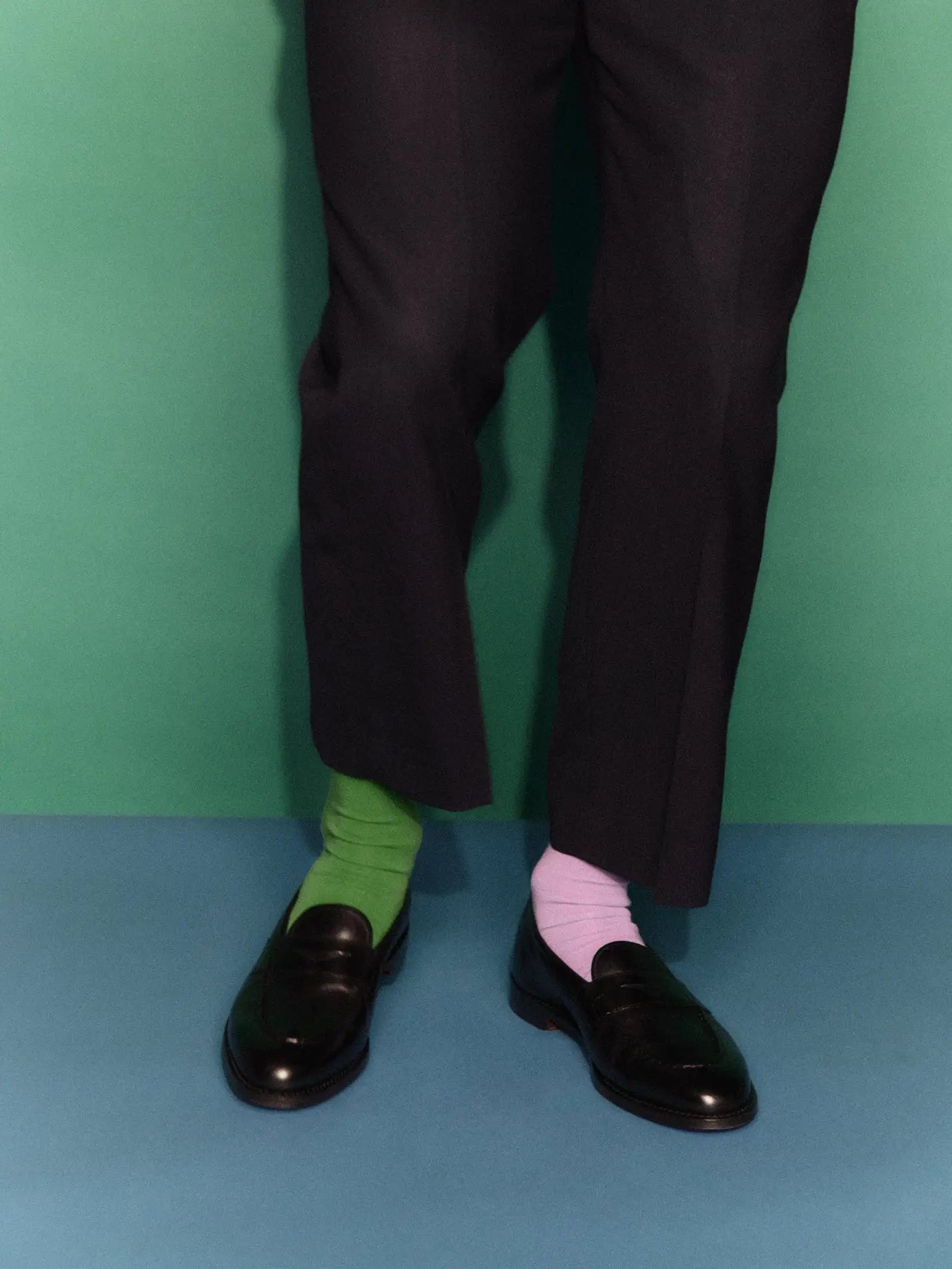 Grass Green Merino Socks