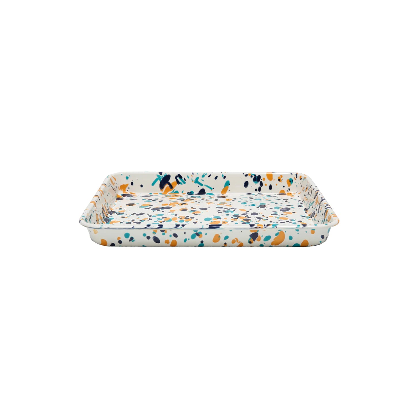 Buttercup Splatter Enamel Tray