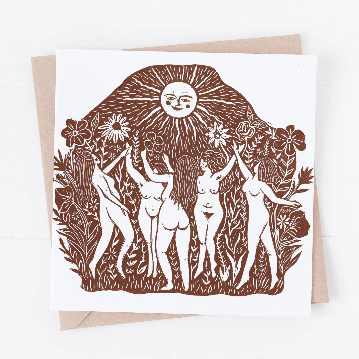 Sundance Card, Pagan, Autumnal, Solstice, Sun, Warm