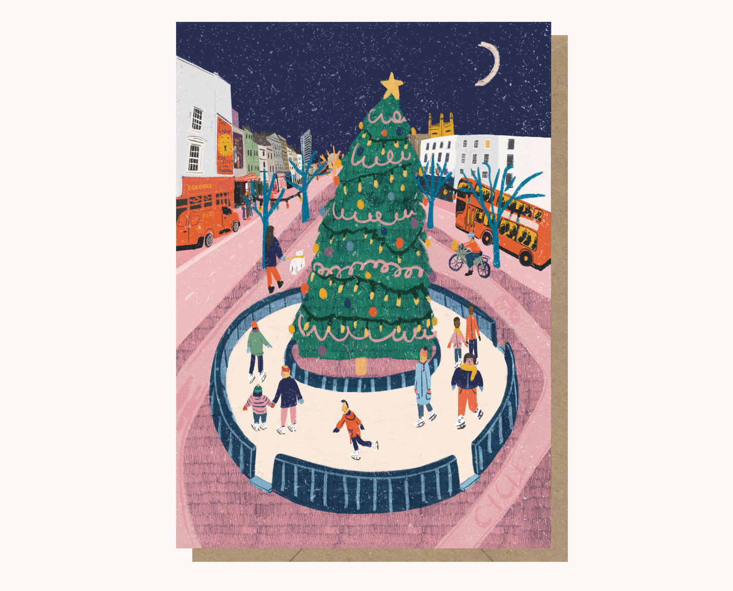 Bristol Skating Christmas Card