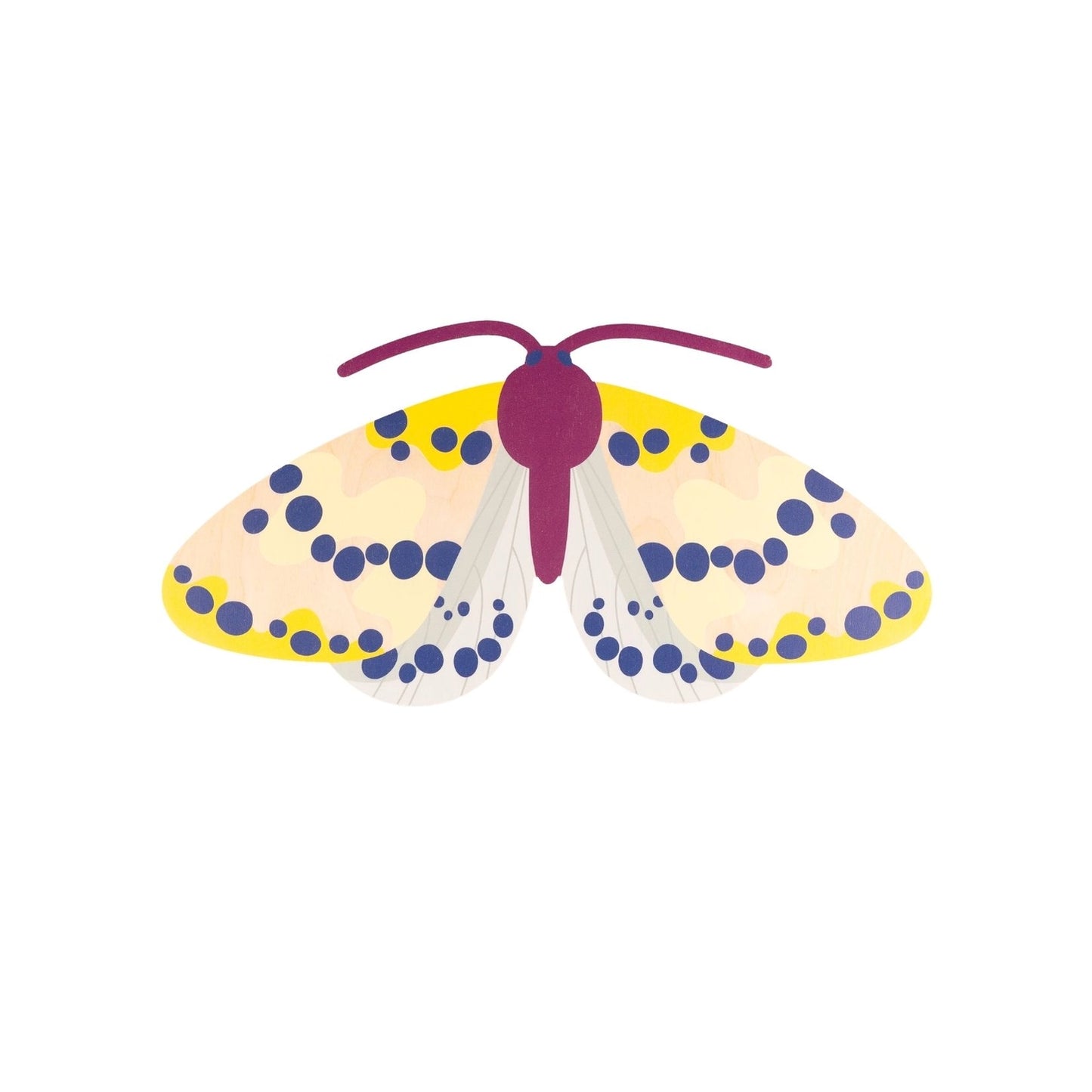 Magpie Butterfly Wooden Wall Decoration - THE BRISTOL ARTISAN