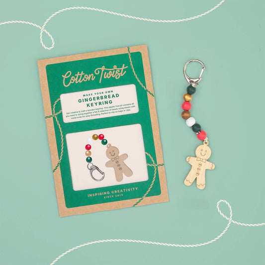 Make Your Own Gingerbread Character Keyring - THE BRISTOL ARTISAN