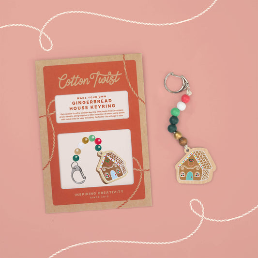 Make Your Own Gingerbread House Keyring - THE BRISTOL ARTISAN