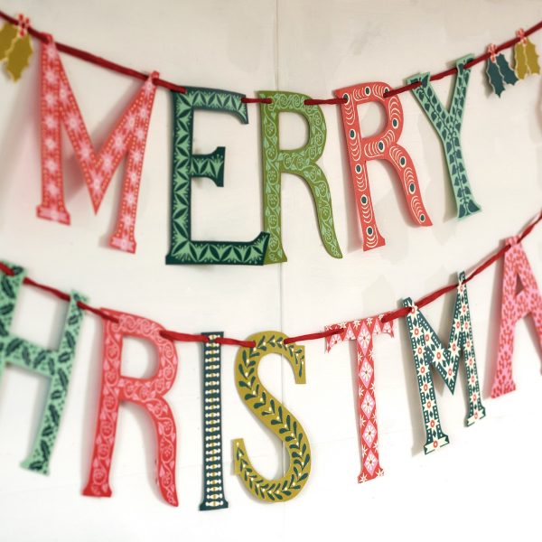Merry Christmas Banner - THE BRISTOL ARTISAN
