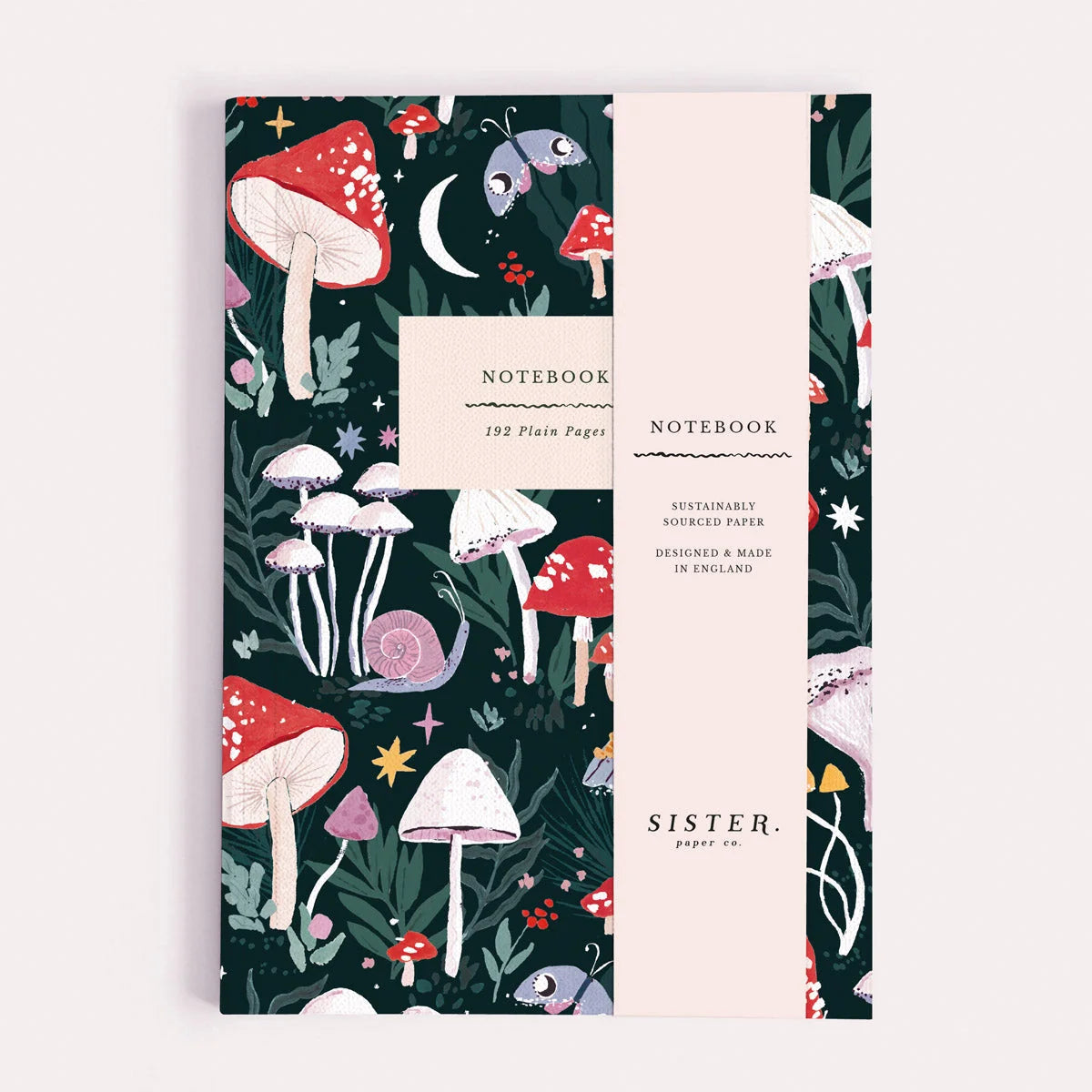 Mushrooms A5 Notebook - THE BRISTOL ARTISAN