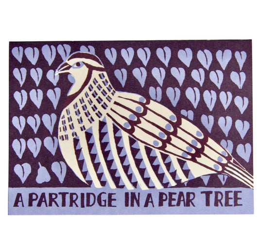 Pack of Ten Christmas Cards - A patridge in a pear tree - THE BRISTOL ARTISAN