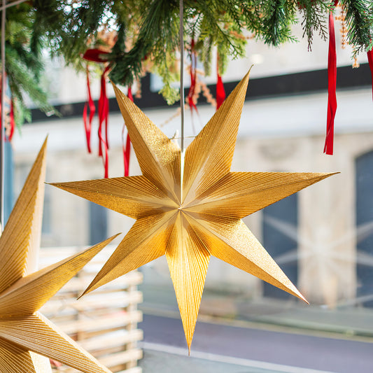 Paper Star Gold 80cm - THE BRISTOL ARTISAN