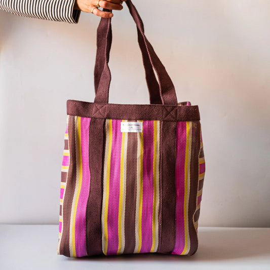 Recycled Shopping Bag - Damson - THE BRISTOL ARTISAN