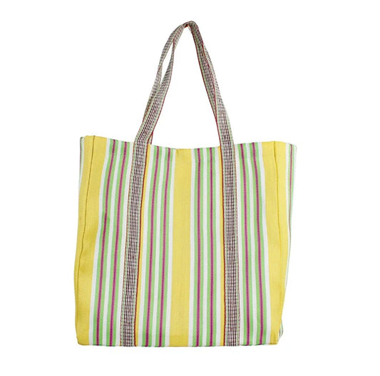 Recycled Woven Tote Bag - Beach - THE BRISTOL ARTISAN