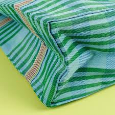 Recycled Woven Tote Bag - Ocean - THE BRISTOL ARTISAN