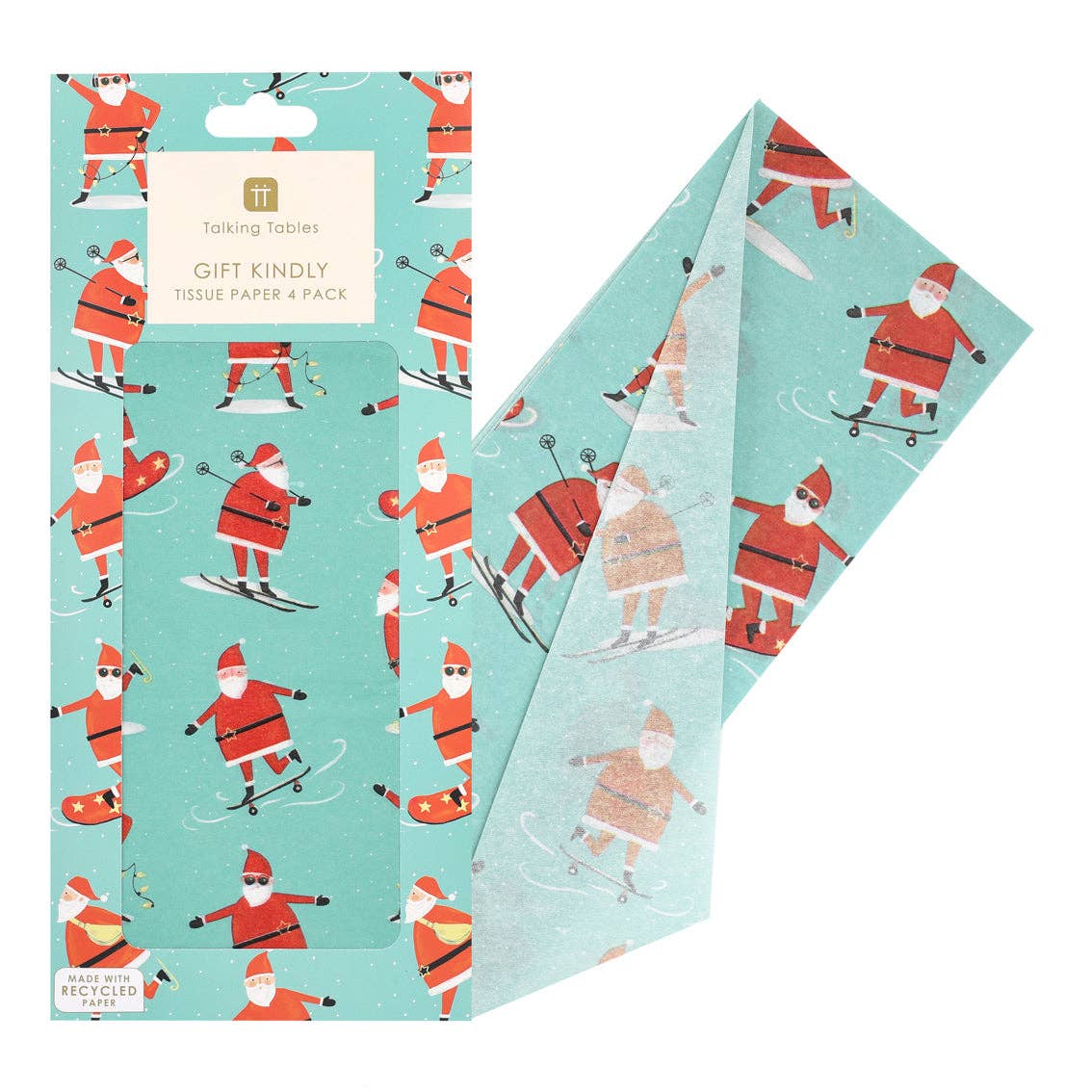 Santa Tissue Paper - 4 Sheets - THE BRISTOL ARTISAN