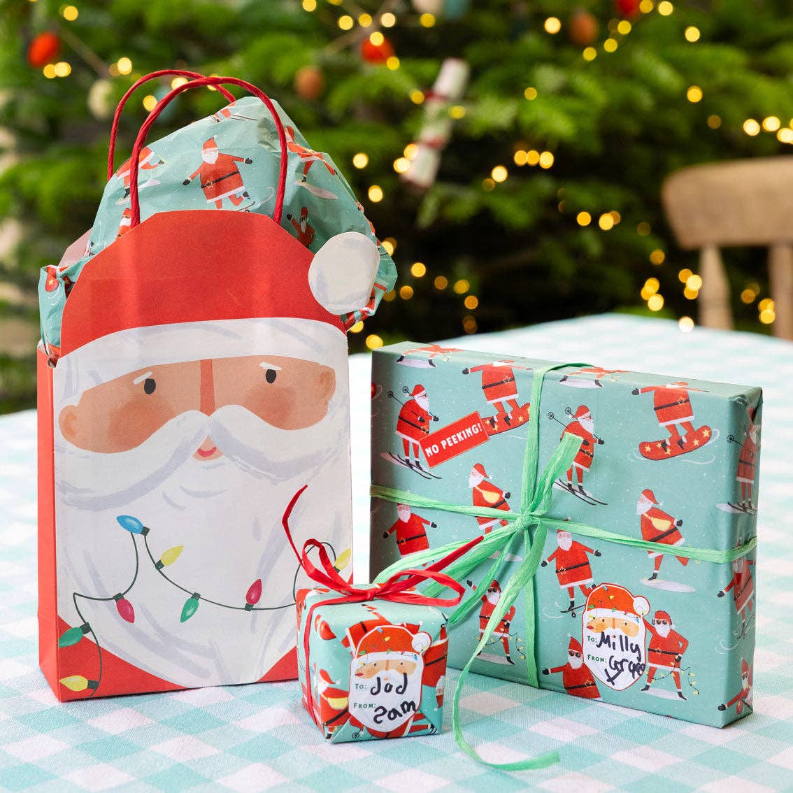 Santa Tissue Paper - 4 Sheets - THE BRISTOL ARTISAN