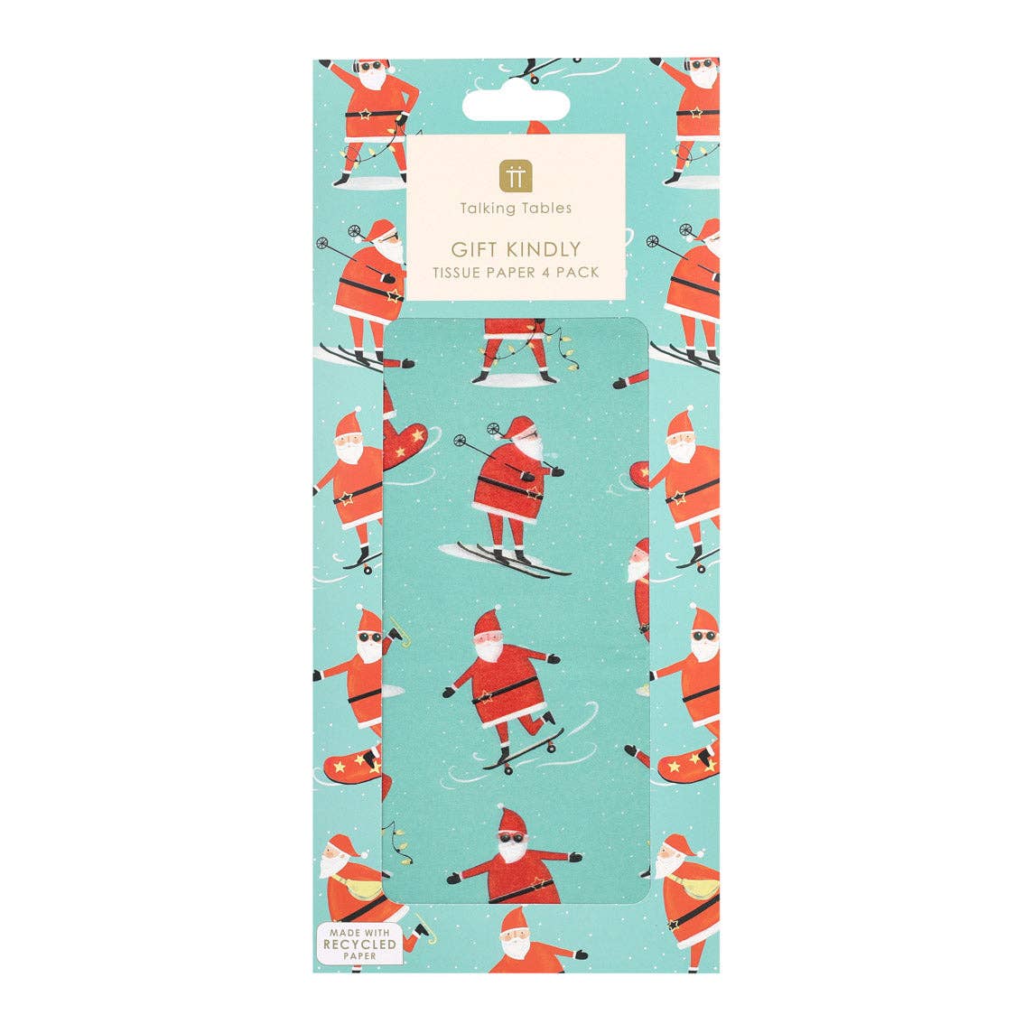Santa Tissue Paper - 4 Sheets - THE BRISTOL ARTISAN