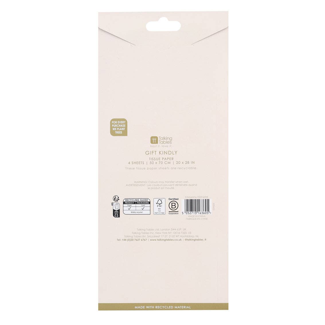 Santa Tissue Paper - 4 Sheets - THE BRISTOL ARTISAN