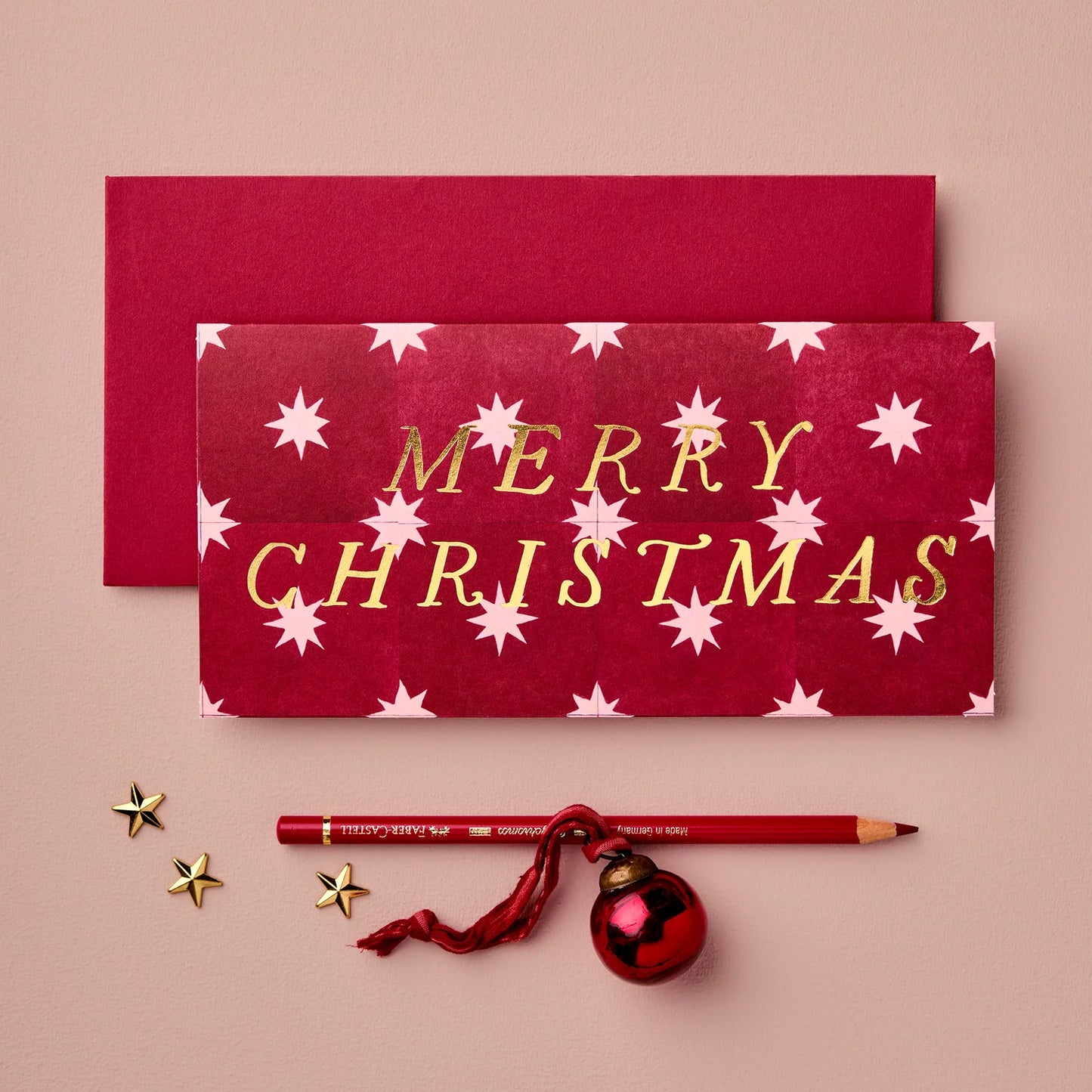 Scarlet Star ‘Merry Christmas’ Card - THE BRISTOL ARTISAN