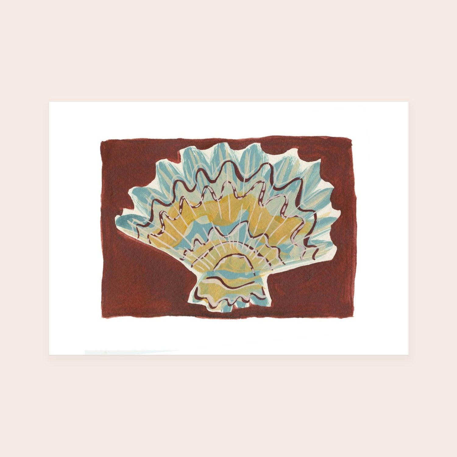 Shell No.63 limited edition print by Sian Beck - THE BRISTOL ARTISAN