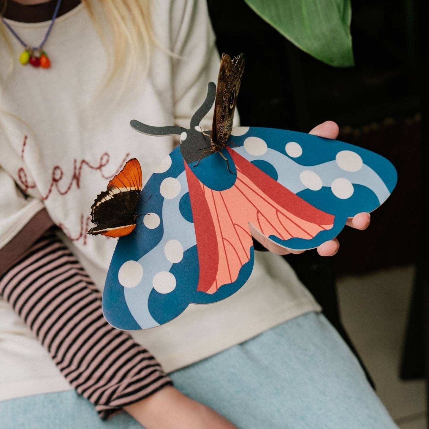 Six Spot Burnet - Plywood Butterfly wall decoration - THE BRISTOL ARTISAN