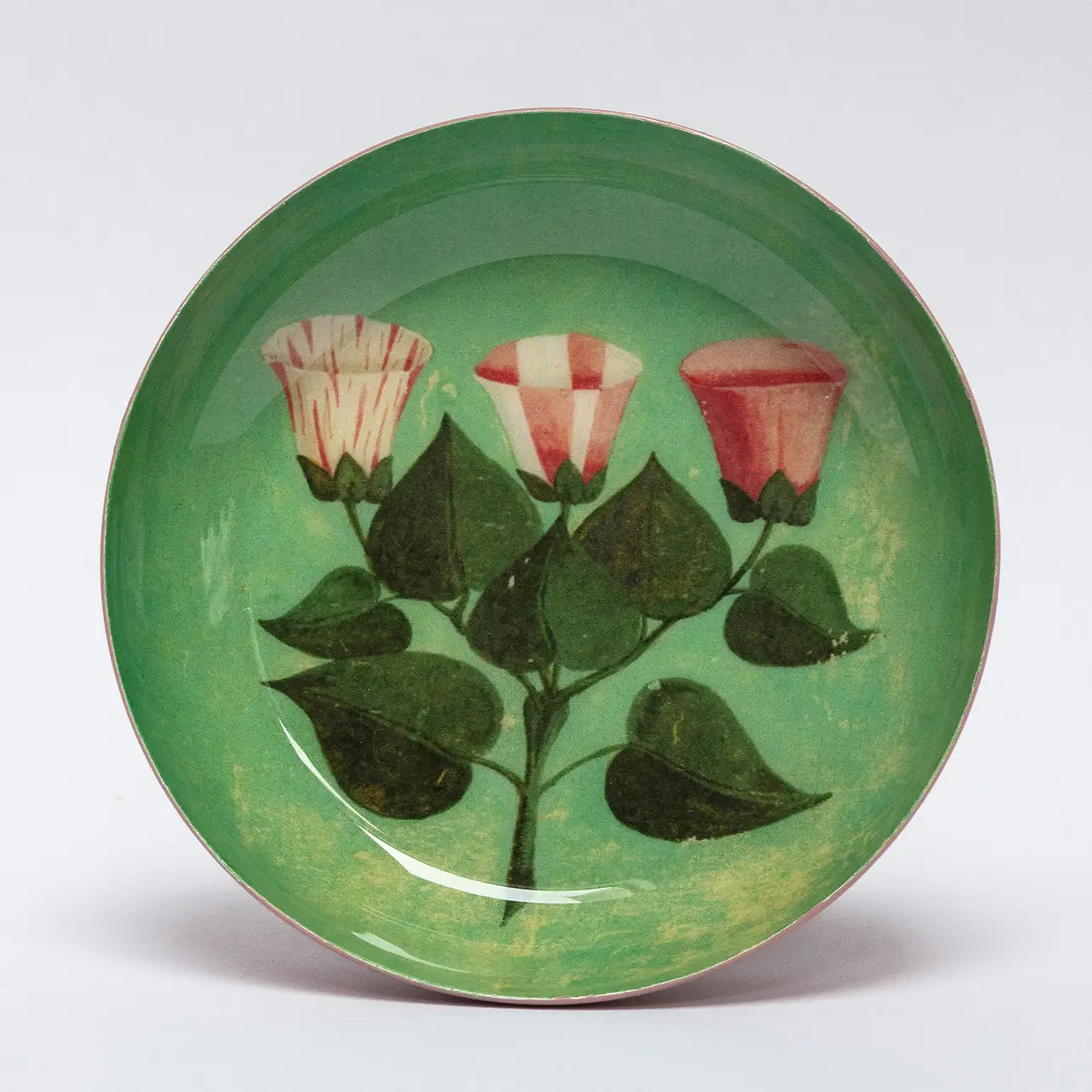 Small Enamel Round Tray - Festival of Flowers - THE BRISTOL ARTISAN