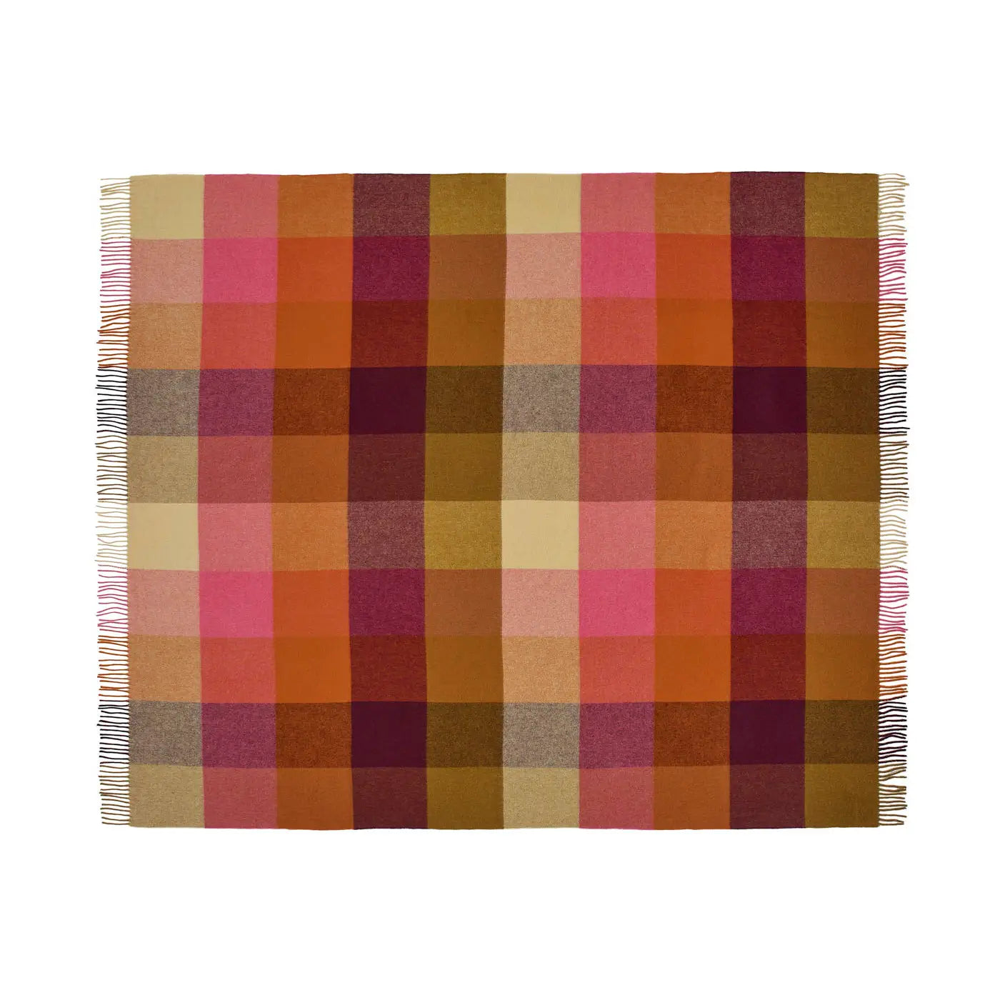 St David’s Merino Throw - Burgundy - THE BRISTOL ARTISAN