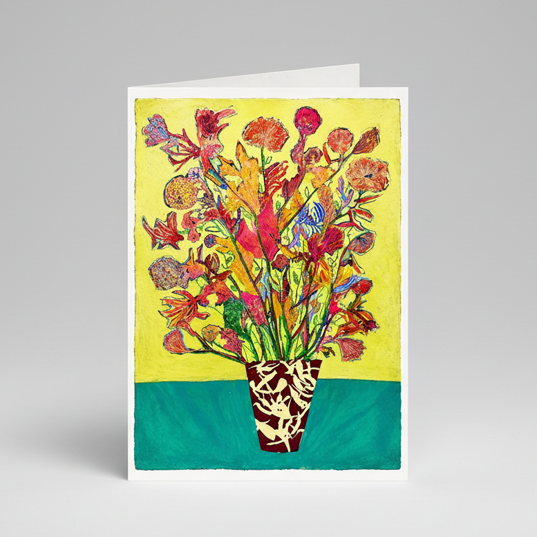 Summer Vase, Card by Sophie Rees - THE BRISTOL ARTISAN