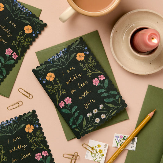 Wildflower ‘Widely in Love With You’ Card - THE BRISTOL ARTISAN