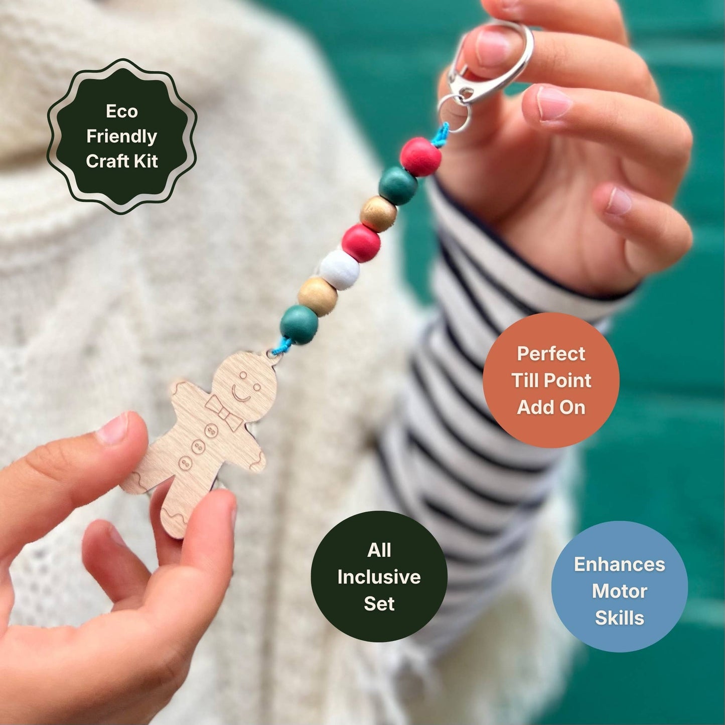 Make Your Own Gingerbread Character Keyring
