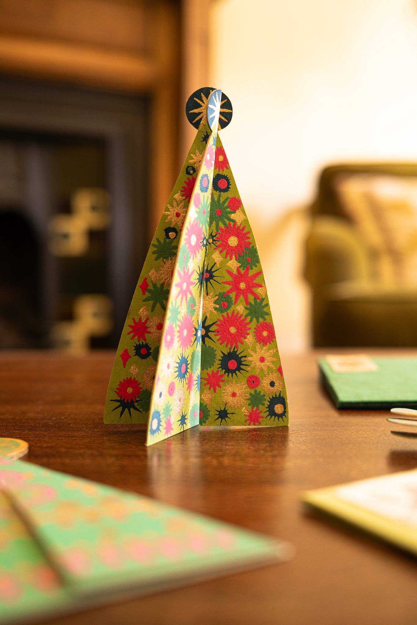 Star Tree Christmas Card