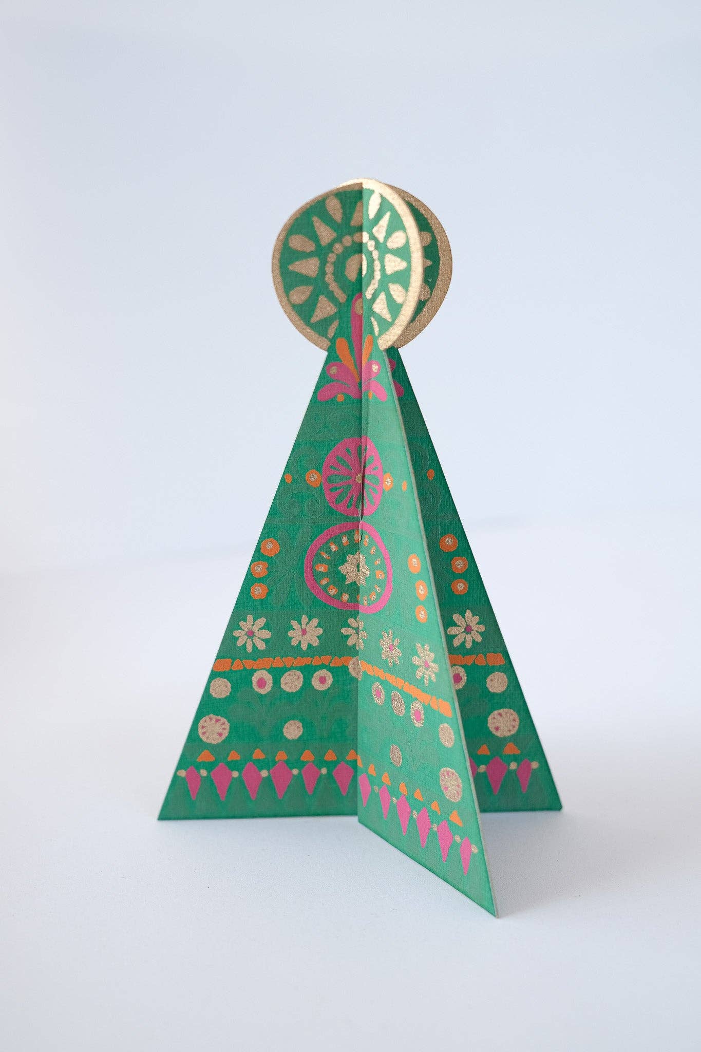 Patterned Tree Christmas Card