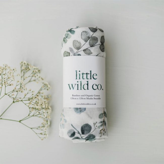 Eucalyptus Muslin Baby Swaddle - THE BRISTOL ARTISAN