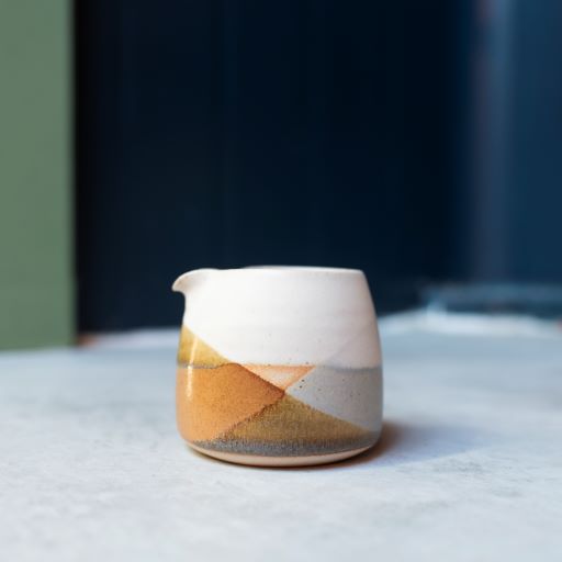 Bristol Trio Glaze Jug - ochre & grey - THE BRISTOL ARTISAN